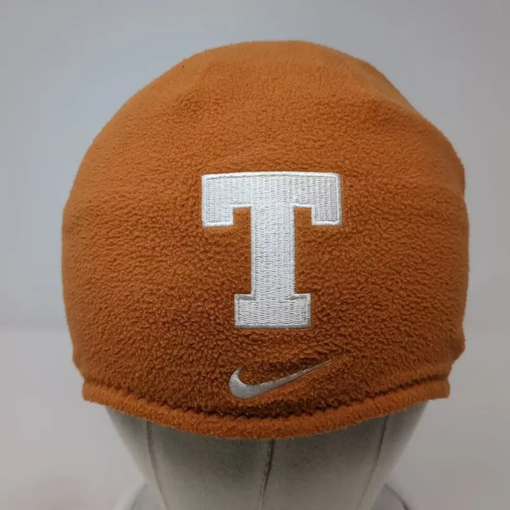 Texas Longhorns NCAA Nike Beanie Brown One Size Reversible Fleece Embroidered